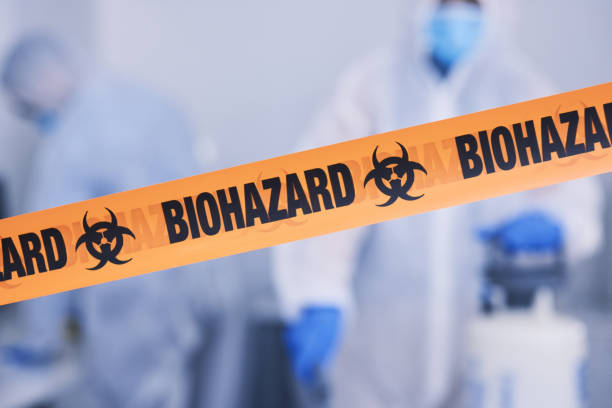 Professional Biohazard Cleanup technician working in Westfield, MA